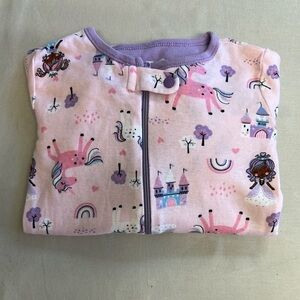 The Children's Place - Pink and Purple Pajamas with Whimsical Unicorn Design